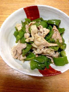 ピーマンと豚肉の炒め煮-レシピのメイン写真
