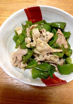 ピーマンと豚肉の炒め煮-レシピのメイン写真