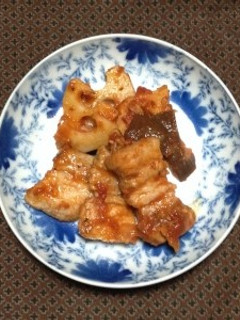 豚バラ肉と蓮根のトマト煮-レシピのメイン写真