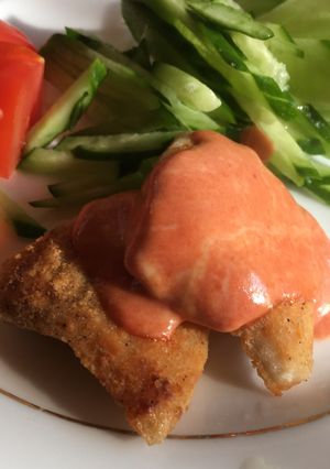 白身魚のオーロラソースかけ-レシピのメイン写真