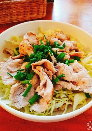 材料なんと2つ！お弁当にも◎簡単塩豚丼♪-レシピのメイン写真