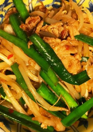 簡単!甘辛中華 もやしとニラの炒め物-レシピのメイン写真