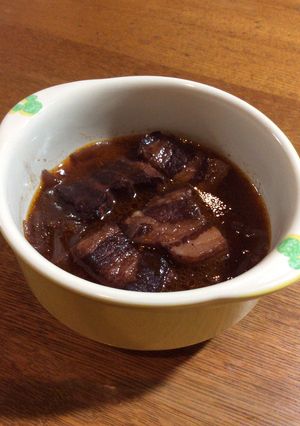 豚バラの赤ワイン煮込み-レシピのメイン写真