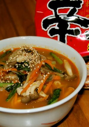 野菜ビビンバ辛らーめん-レシピのメイン写真
