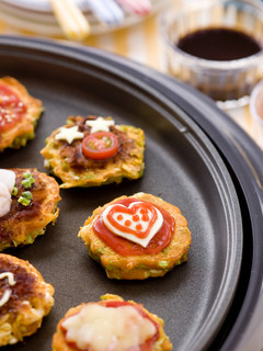 野菜一日これ一杯で作るピザ風お好み焼き-レシピのメイン写真