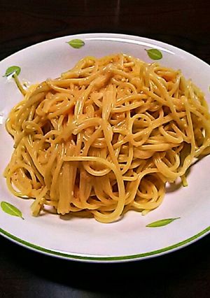 うに数の子クリーム風パスタ-レシピのメイン写真