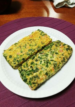 青ネギの卵焼き-レシピのメイン写真