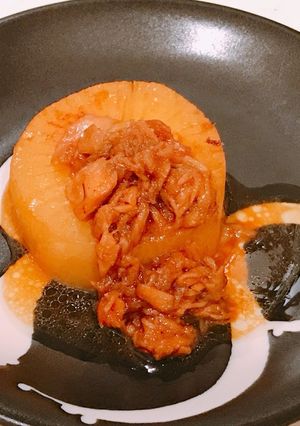 大根ステーキ！大根とツナの甘辛炒め煮-レシピのメイン写真