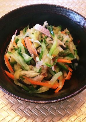 薬味たっぷり！即席もみ漬け 箸休め-レシピのメイン写真