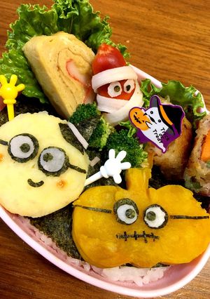マッシュポテトでミニオンハロウィン-レシピのメイン写真