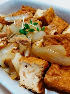 厚揚げとシーチキンの簡単煮物♪-レシピのメイン写真
