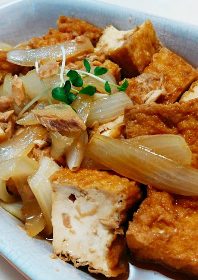 厚揚げとシーチキンの簡単煮物♪-レシピのメイン写真