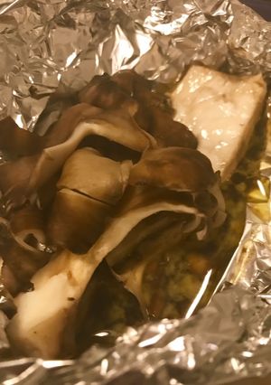 舞茸とカジキマグロのホイル焼き-レシピのメイン写真