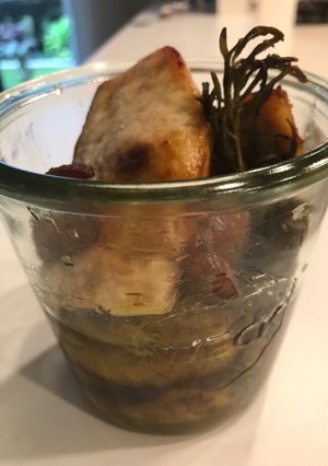 カジキマグロのコンフィ-レシピのメイン写真