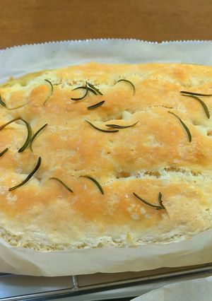 【失敗・備忘録】こねないフォカッチャ-レシピのメイン写真