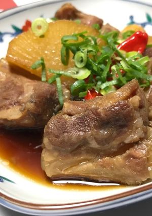 電気圧力鍋で作る豚の軟骨煮込み✨-レシピのメイン写真