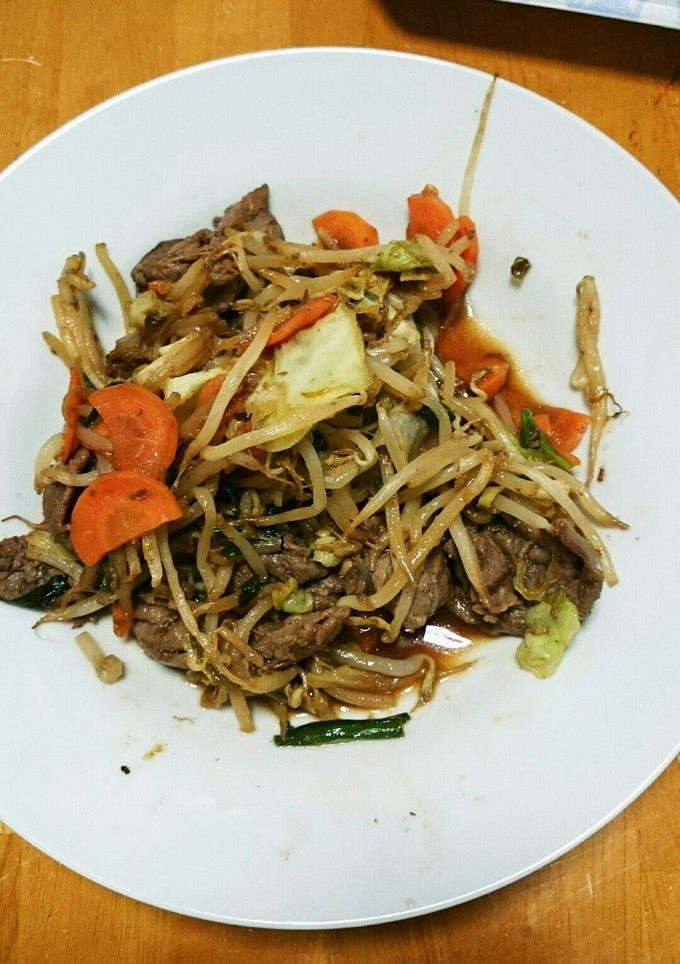 簡単！牛肉とキャベツ焼肉のタレ炒め-レシピのメイン写真