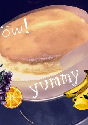 ふわふわこんもりスフレチーズケーキ♡-レシピのメイン写真
