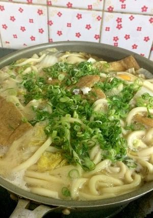 簡単!時短!我が家の鍋焼きうどん-レシピのメイン写真