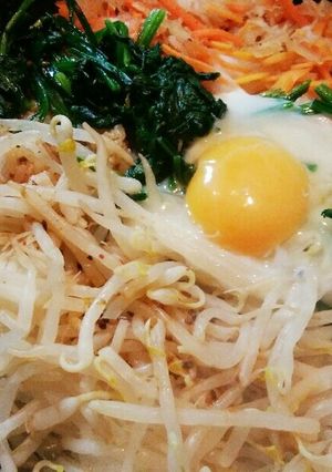 フライパンで！石焼きビビンバ-レシピのメイン写真