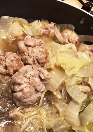 芯から温まる♡豚コマ白菜のおかずスープ-レシピのメイン写真
