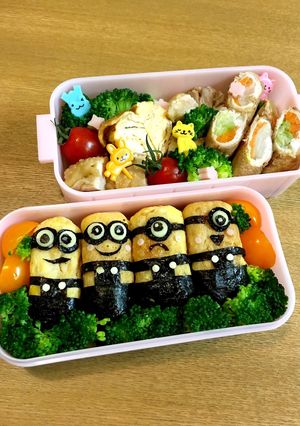 ♡ミニオン弁当♡-レシピのメイン写真
