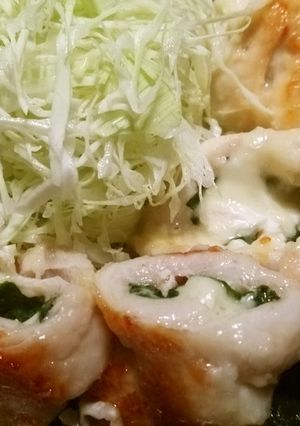 簡単！ヘルシー！鶏胸肉のチーズ挟み焼き-レシピのメイン写真