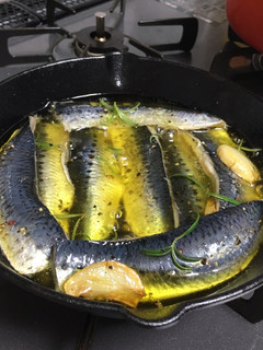 鰯のコンフィ-レシピのメイン写真