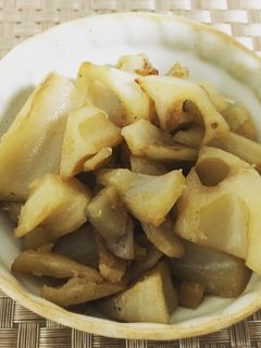 まるでお漬物みたいな蓮根の麺つゆ炒め煮-レシピのメイン写真