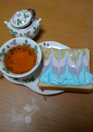 クリーム気分のトースト-レシピのメイン写真