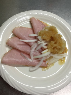ロースハムのこぶおろしかけ-レシピのメイン写真