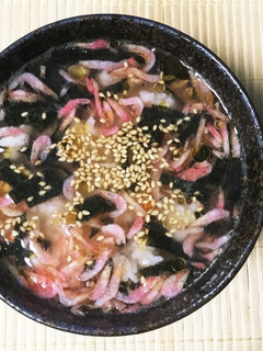 干し海老と海苔のこんぶ茶漬-レシピのメイン写真