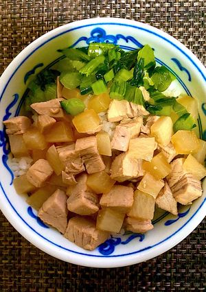 マグロ大根煮付け丼-レシピのメイン写真