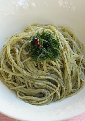 しそ茶ペペロンチーノ-レシピのメイン写真