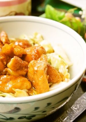 メチャウマたまらん♪簡単鶏の味噌焼き丼-レシピのメイン写真