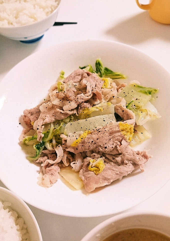 豚肉と白菜の塩ダレ蒸し-レシピのメイン写真