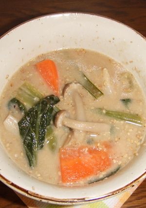 あったかやさしい☆ごま雑煮-レシピのメイン写真