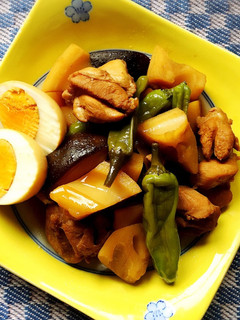 *鶏肉と蓮根のさっぱり黒酢煮*-レシピのメイン写真