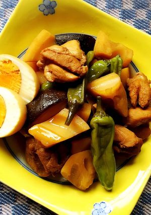 ＊鶏肉と蓮根のさっぱり黒酢煮＊-レシピのメイン写真