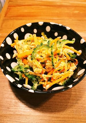子供が食べやすいゴーヤの卵とじ✨-レシピのメイン写真