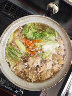 美味しい☆鍋☆つくね入り☆簡単☆キャベツ-レシピのメイン写真
