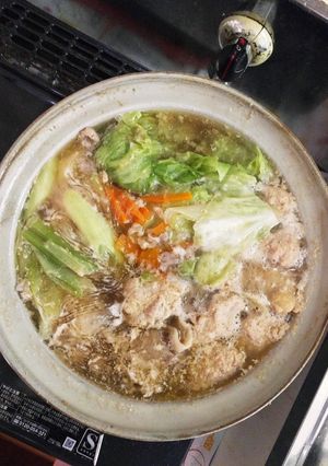 美味しい☆鍋☆つくね入り☆簡単☆キャベツ-レシピのメイン写真