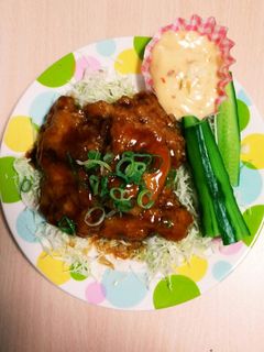 鶏の唐揚げ甘酢和え~スイートチリマヨ~-レシピのメイン写真