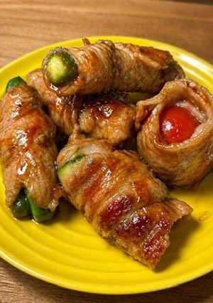 夏野菜の肉巻き-レシピのメイン写真