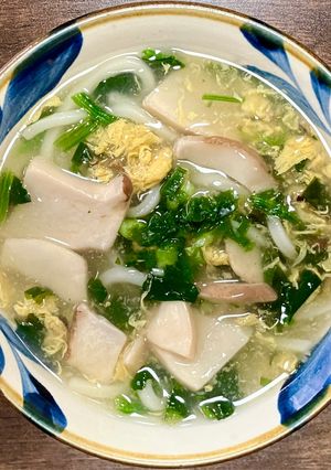 お手軽な食材で生姜風味の卵とじうどん-レシピのメイン写真