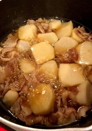 里芋と豚バラの簡単こっくり煮-レシピのメイン写真