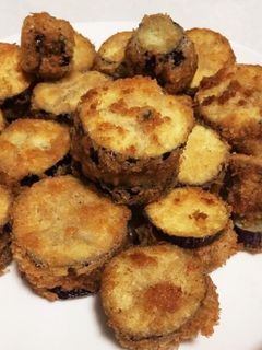 なすと挽き肉のはさみ揚げ-レシピのメイン写真