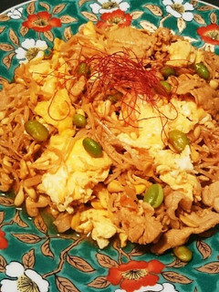 豆もやしキムチと豚のふわふわ卵炒め-レシピのメイン写真