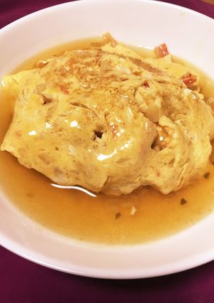 野菜いっぱい。カニカマ天津飯-レシピのメイン写真