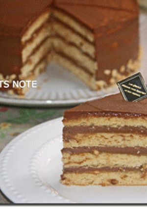 ピーナッツバターのチョコガナッシュケーキ-レシピのメイン写真